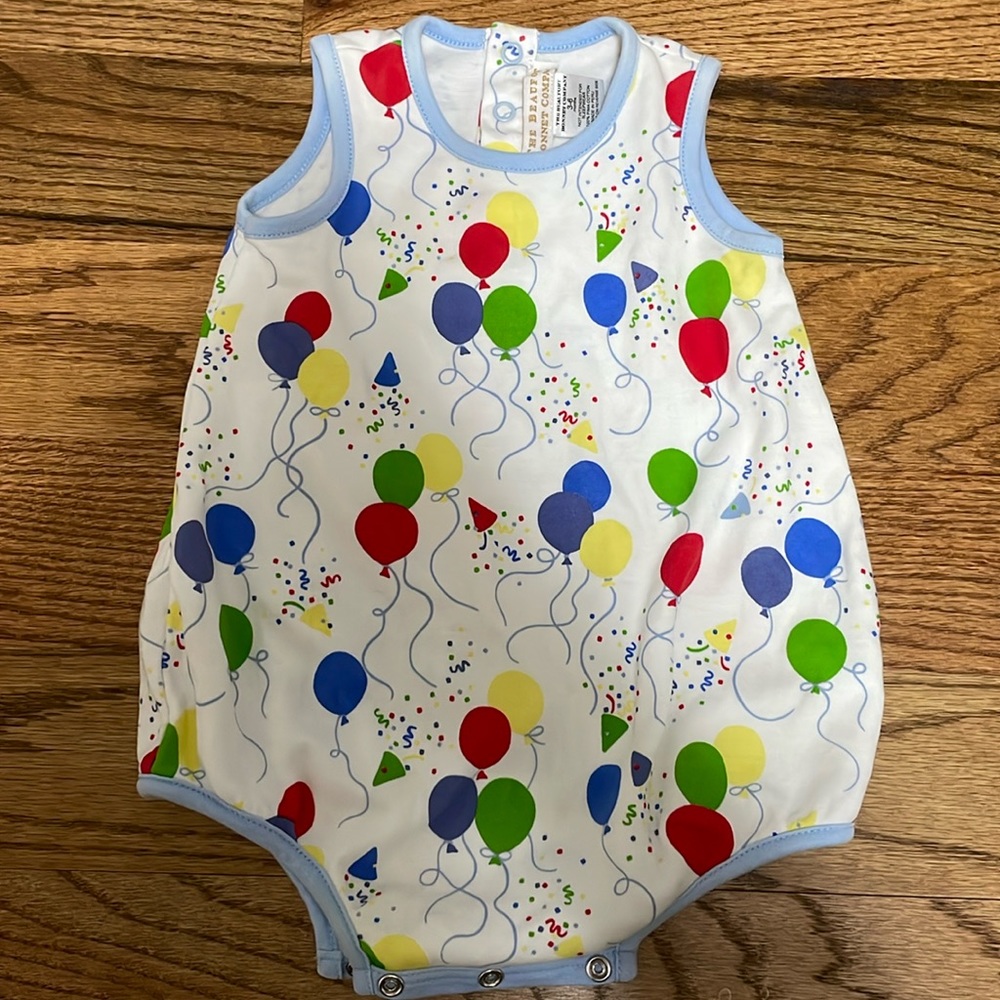 Like new 3-6 month Beaufort Bonnet Company ballon bubble outfit